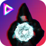 glitch magic video android application logo